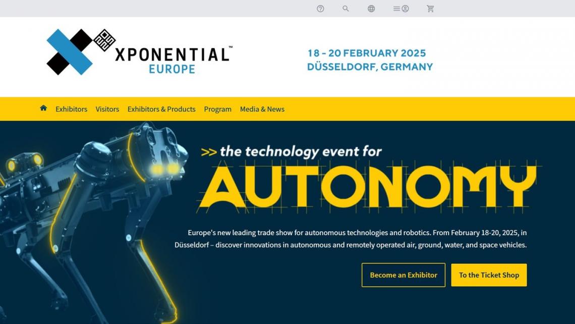 XPONENTIAL Europe 2025 - Autonomous technologies & robotics